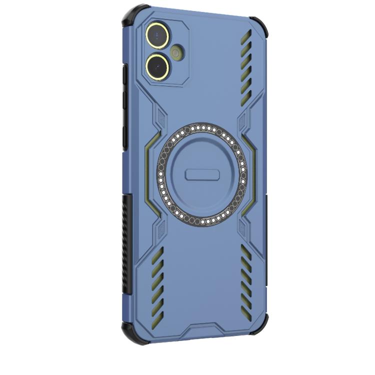 For Samsung Galaxy A05 4G Butterfly Armor MagSafe Magnetic Ring Shockproof Phone Case