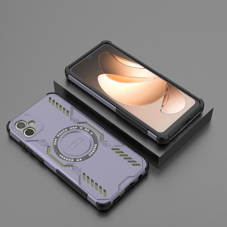 For Samsung Galaxy A05 4G Butterfly Armor MagSafe Magnetic Ring Shockproof Phone Case