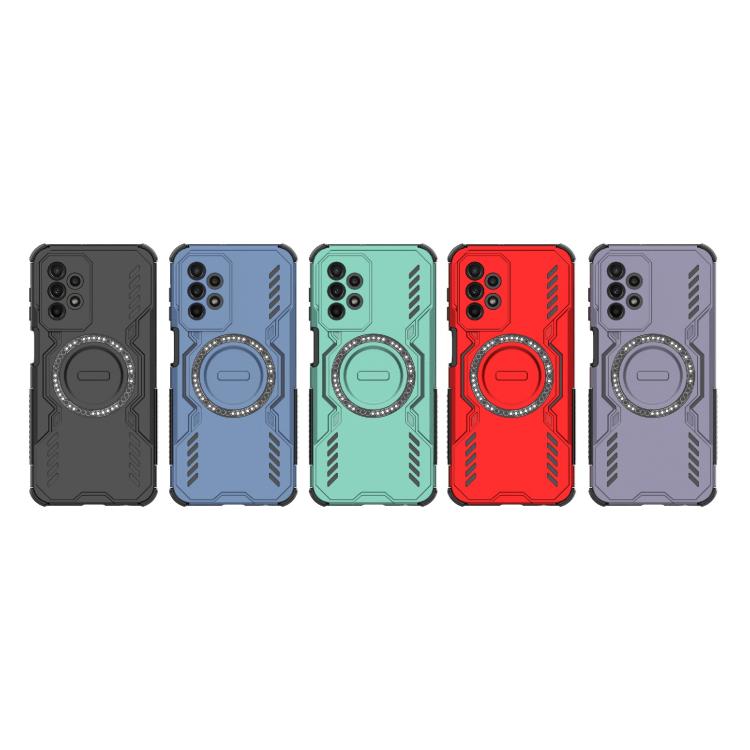 For Samsung Galaxy A23 Butterfly Armor MagSafe Magnetic Ring Shockproof Phone Case