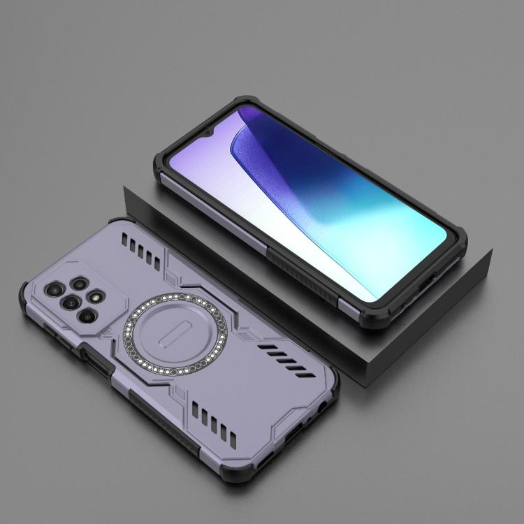 For Samsung Galaxy A23 Butterfly Armor MagSafe Magnetic Ring Shockproof Phone Case