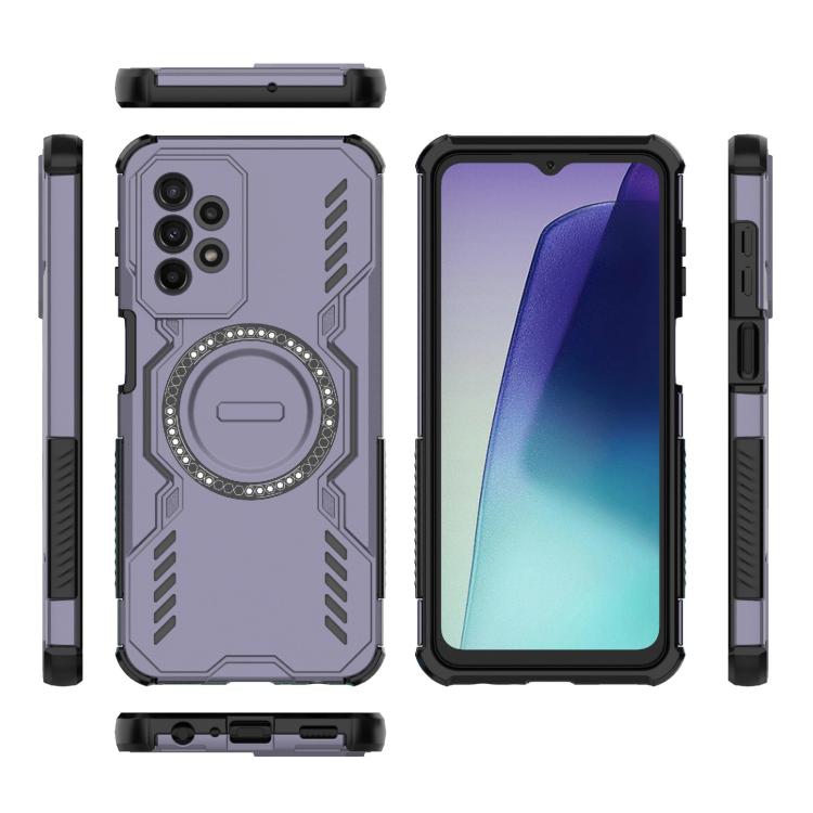 For Samsung Galaxy A23 Butterfly Armor MagSafe Magnetic Ring Shockproof Phone Case
