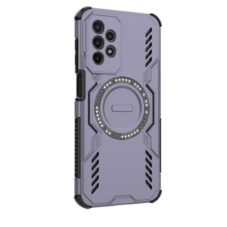 For Samsung Galaxy A23 Butterfly Armor MagSafe Magnetic Ring Shockproof Phone Case