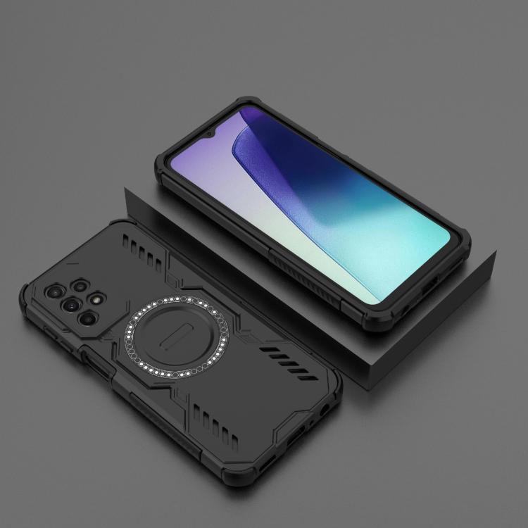 For Samsung Galaxy A23 Butterfly Armor MagSafe Magnetic Ring Shockproof Phone Case