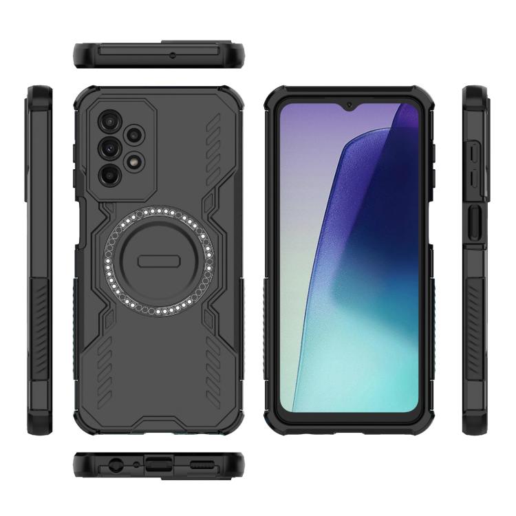 For Samsung Galaxy A23 Butterfly Armor MagSafe Magnetic Ring Shockproof Phone Case