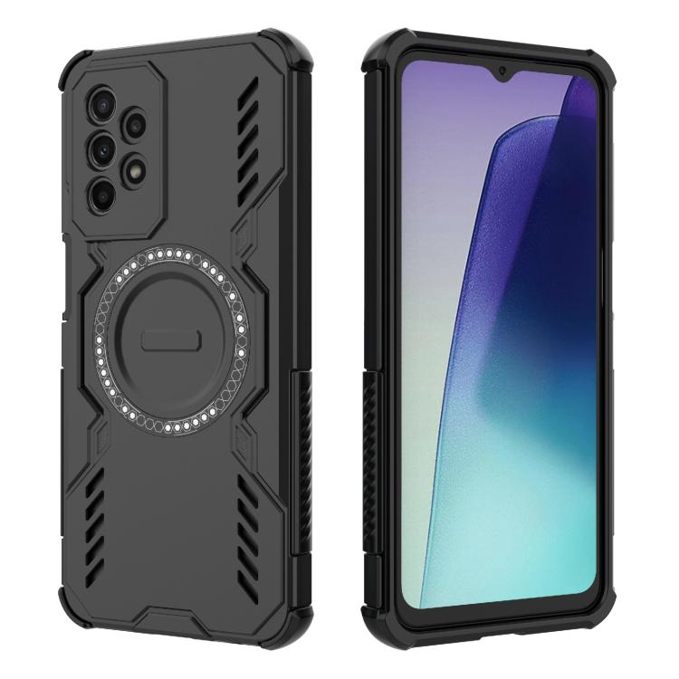 For Samsung Galaxy A23 Butterfly Armor MagSafe Magnetic Ring Shockproof Phone Case