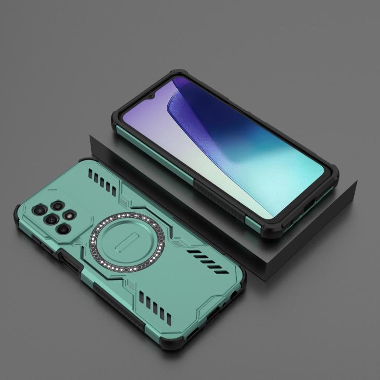 For Samsung Galaxy A23 Butterfly Armor MagSafe Magnetic Ring Shockproof Phone Case