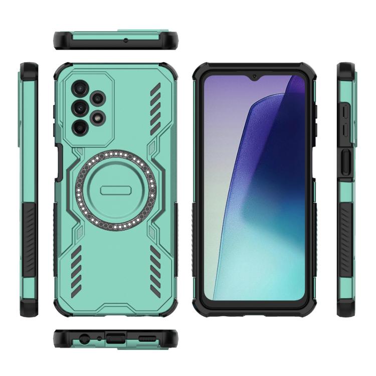 For Samsung Galaxy A23 Butterfly Armor MagSafe Magnetic Ring Shockproof Phone Case