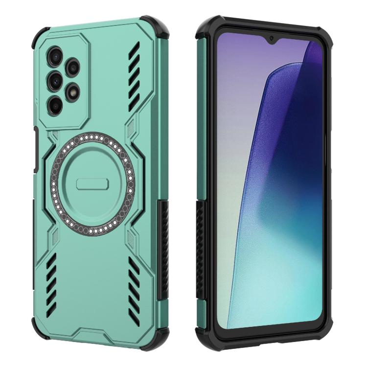 For Samsung Galaxy A23 Butterfly Armor MagSafe Magnetic Ring Shockproof Phone Case