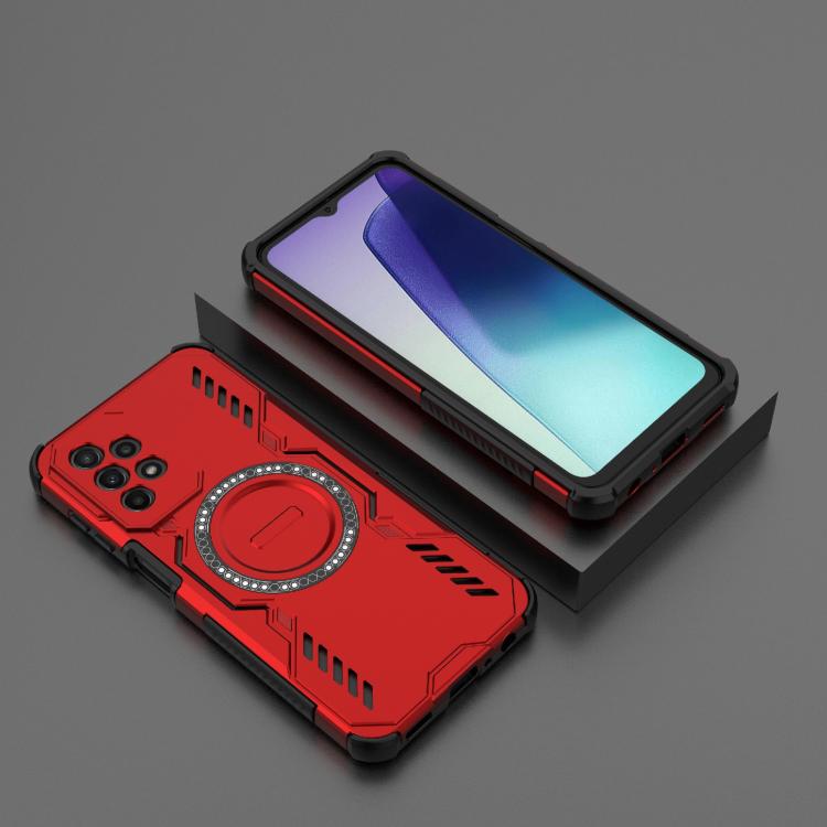 For Samsung Galaxy A23 Butterfly Armor MagSafe Magnetic Ring Shockproof Phone Case