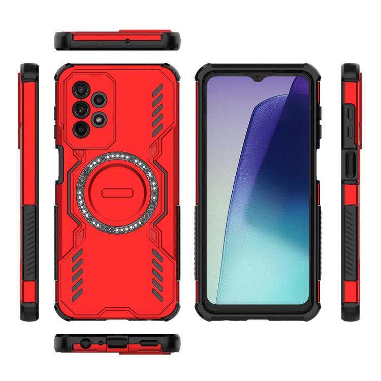 For Samsung Galaxy A23 Butterfly Armor MagSafe Magnetic Ring Shockproof Phone Case