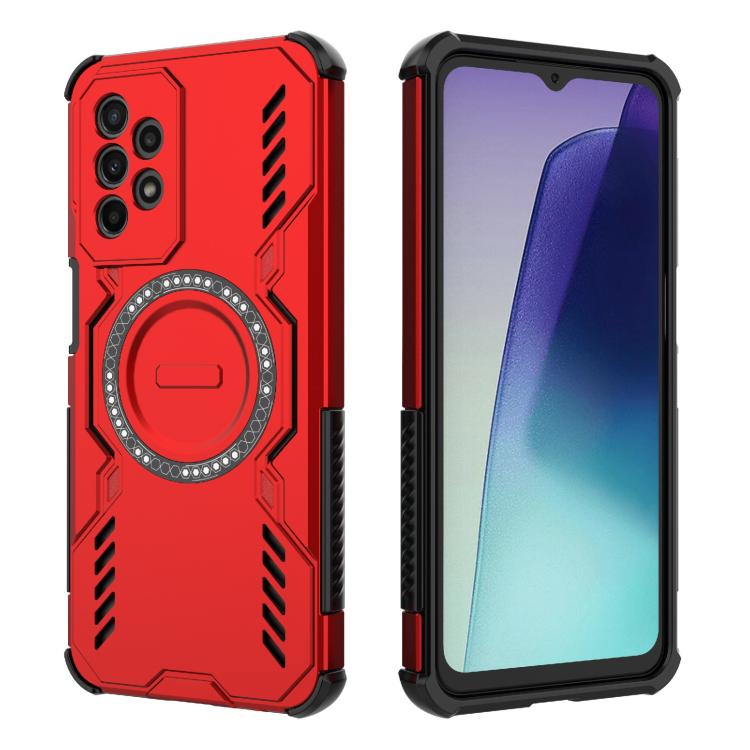 For Samsung Galaxy A23 Butterfly Armor MagSafe Magnetic Ring Shockproof Phone Case
