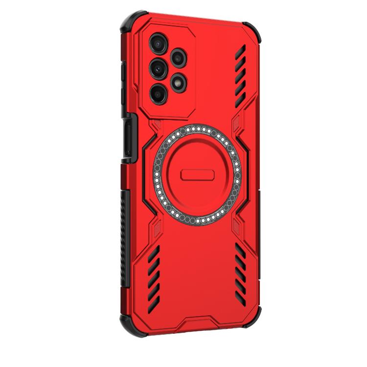 For Samsung Galaxy A23 Butterfly Armor MagSafe Magnetic Ring Shockproof Phone Case