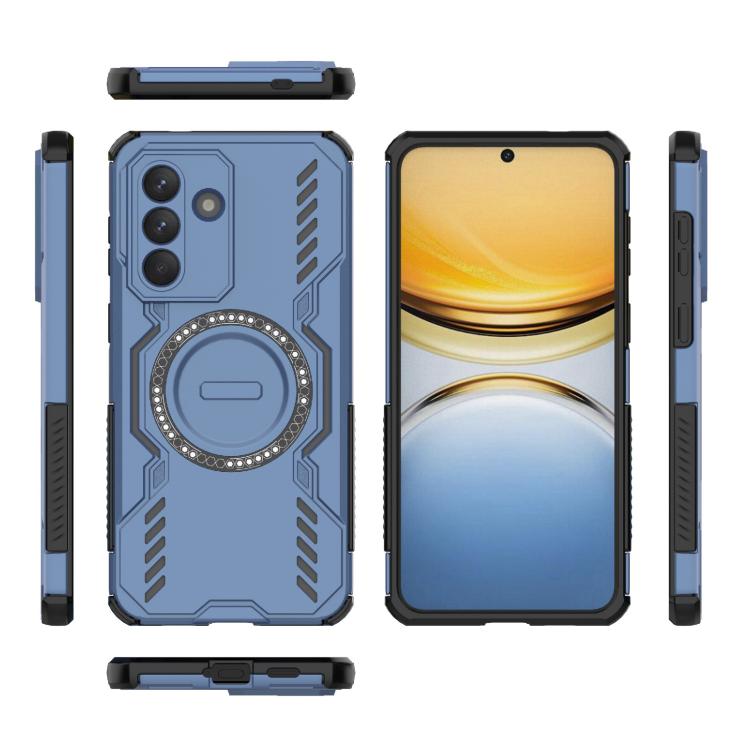 For Samsung Galaxy A57 5G Butterfly Armor MagSafe Magnetic Ring Shockproof Phone Case