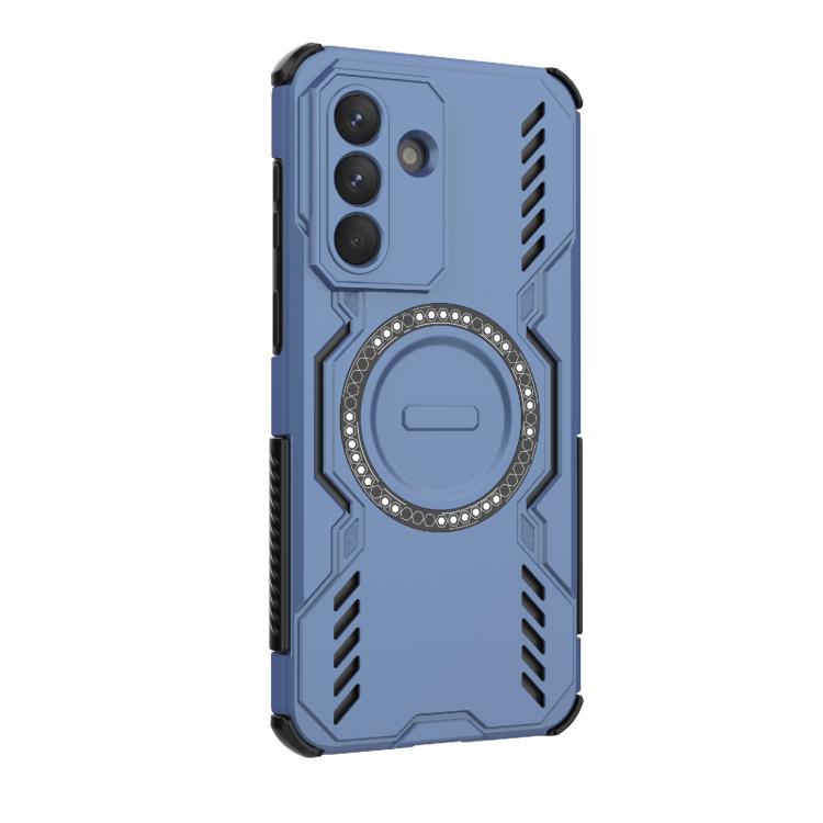 For Samsung Galaxy A57 5G Butterfly Armor MagSafe Magnetic Ring Shockproof Phone Case