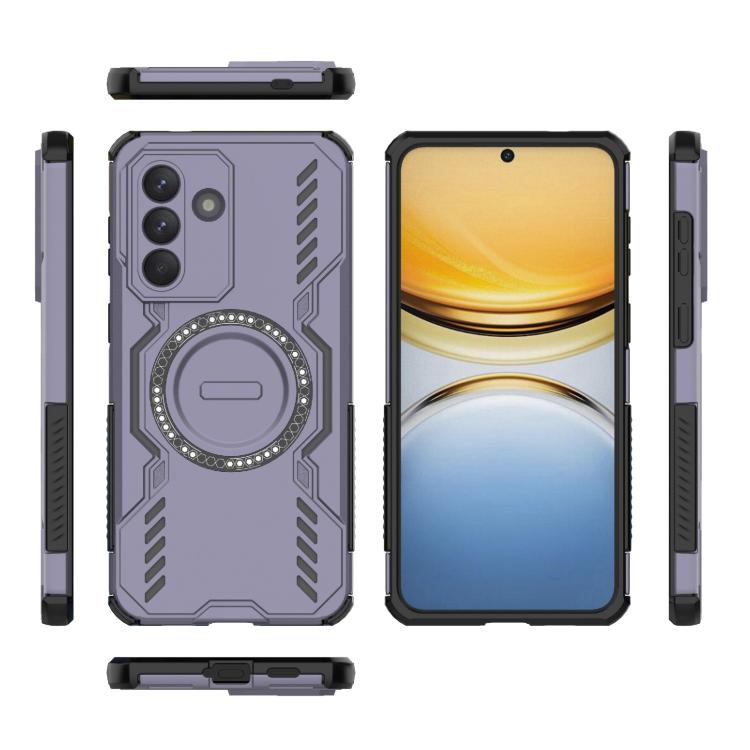 For Samsung Galaxy A57 5G Butterfly Armor MagSafe Magnetic Ring Shockproof Phone Case