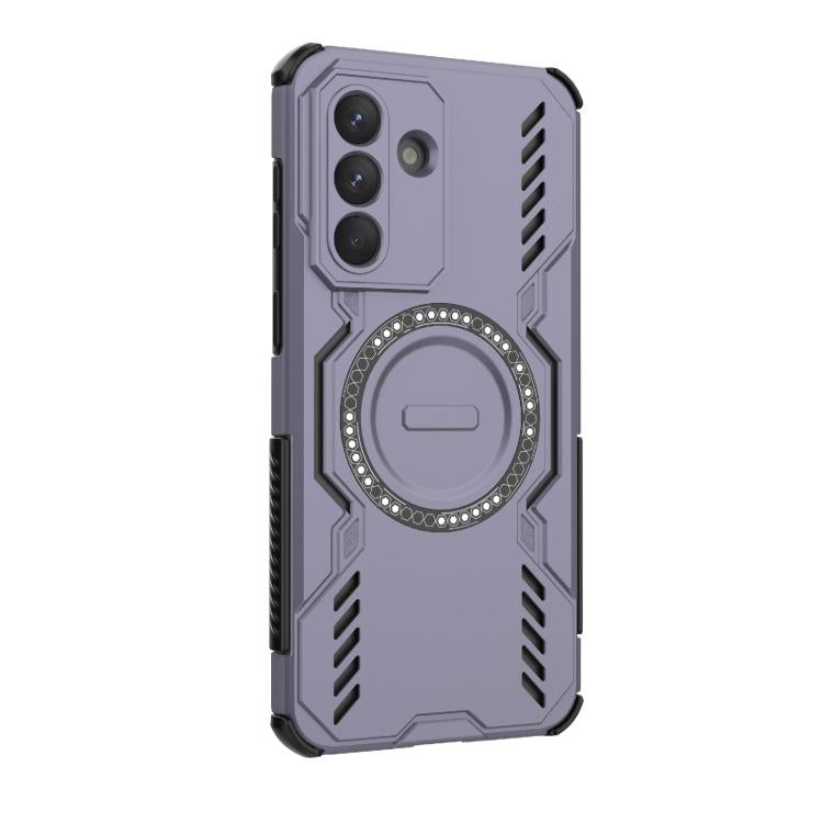 For Samsung Galaxy A57 5G Butterfly Armor MagSafe Magnetic Ring Shockproof Phone Case