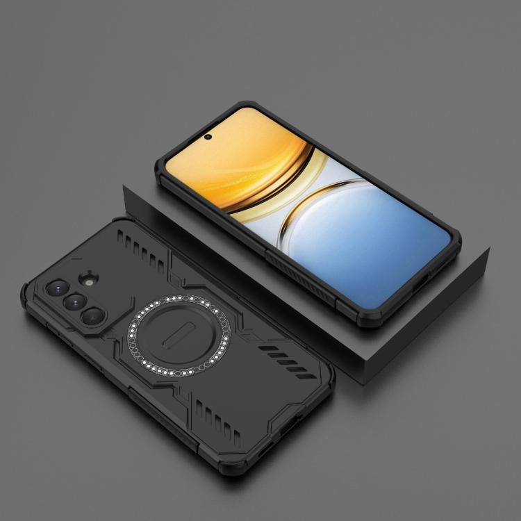 For Samsung Galaxy A57 5G Butterfly Armor MagSafe Magnetic Ring Shockproof Phone Case