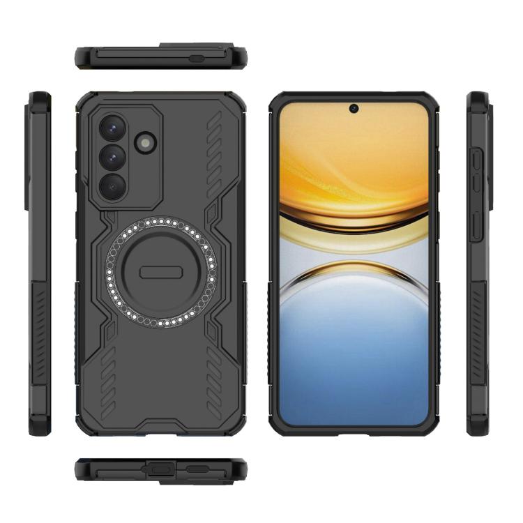 For Samsung Galaxy A57 5G Butterfly Armor MagSafe Magnetic Ring Shockproof Phone Case