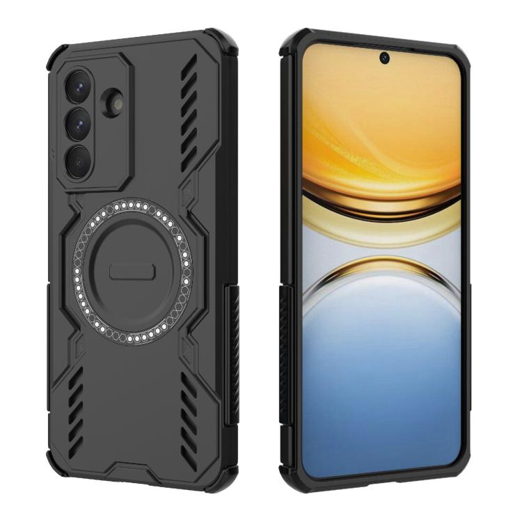 For Samsung Galaxy A57 5G Butterfly Armor MagSafe Magnetic Ring Shockproof Phone Case