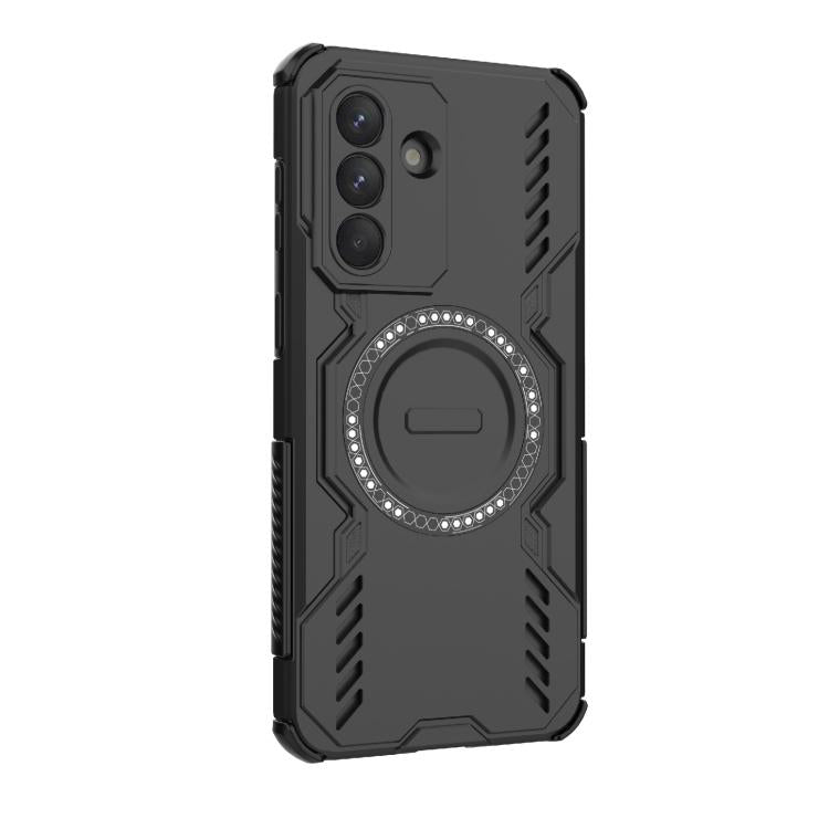 For Samsung Galaxy A57 5G Butterfly Armor MagSafe Magnetic Ring Shockproof Phone Case
