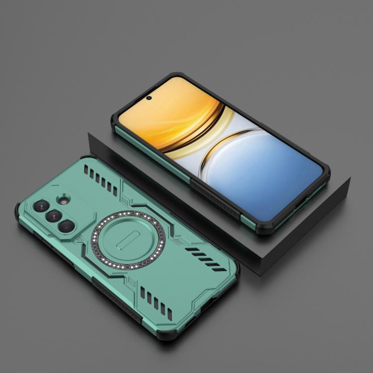 For Samsung Galaxy A57 5G Butterfly Armor MagSafe Magnetic Ring Shockproof Phone Case