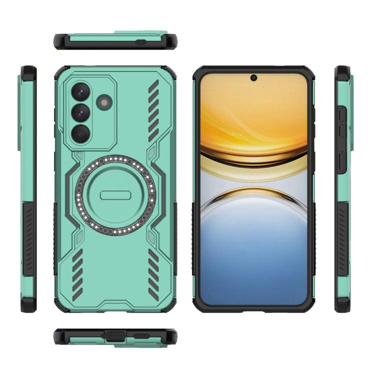 For Samsung Galaxy A57 5G Butterfly Armor MagSafe Magnetic Ring Shockproof Phone Case