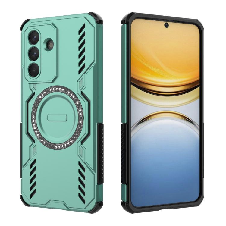 For Samsung Galaxy A57 5G Butterfly Armor MagSafe Magnetic Ring Shockproof Phone Case