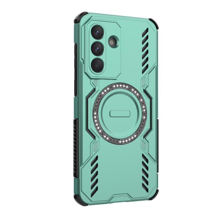 For Samsung Galaxy A57 5G Butterfly Armor MagSafe Magnetic Ring Shockproof Phone Case