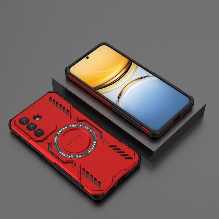 For Samsung Galaxy A57 5G Butterfly Armor MagSafe Magnetic Ring Shockproof Phone Case