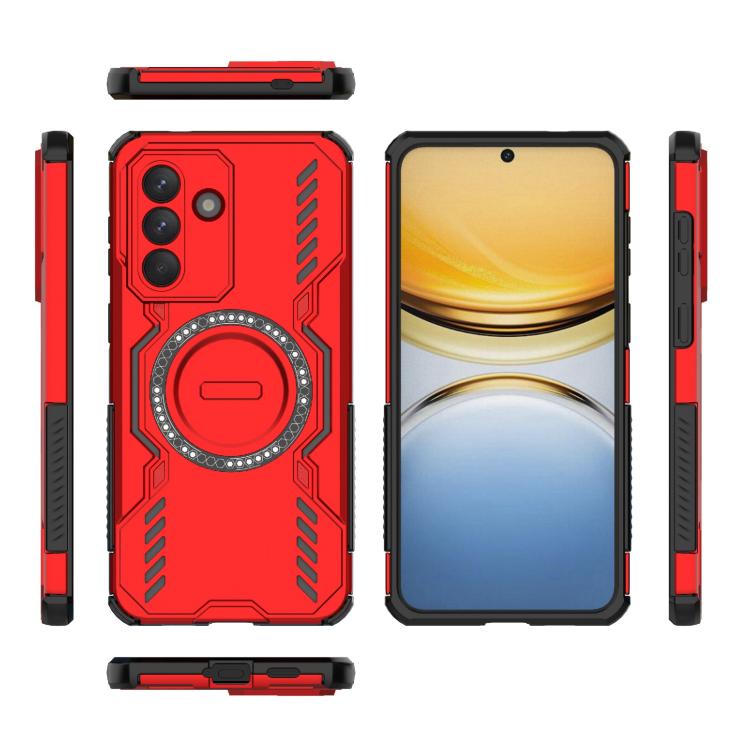 For Samsung Galaxy A57 5G Butterfly Armor MagSafe Magnetic Ring Shockproof Phone Case