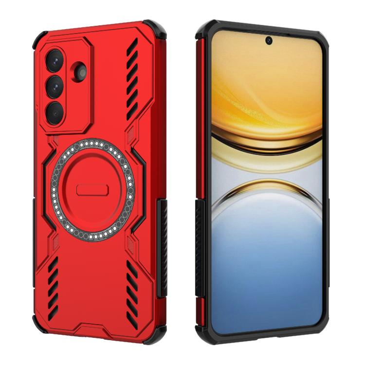 For Samsung Galaxy A57 5G Butterfly Armor MagSafe Magnetic Ring Shockproof Phone Case