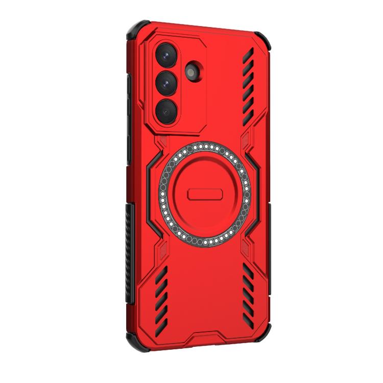 For Samsung Galaxy A57 5G Butterfly Armor MagSafe Magnetic Ring Shockproof Phone Case