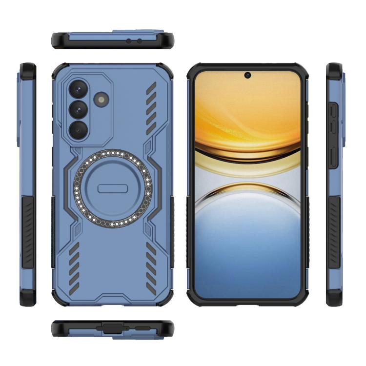 For Samsung Galaxy A37 5G Butterfly Armor MagSafe Magnetic Ring Shockproof Phone Case