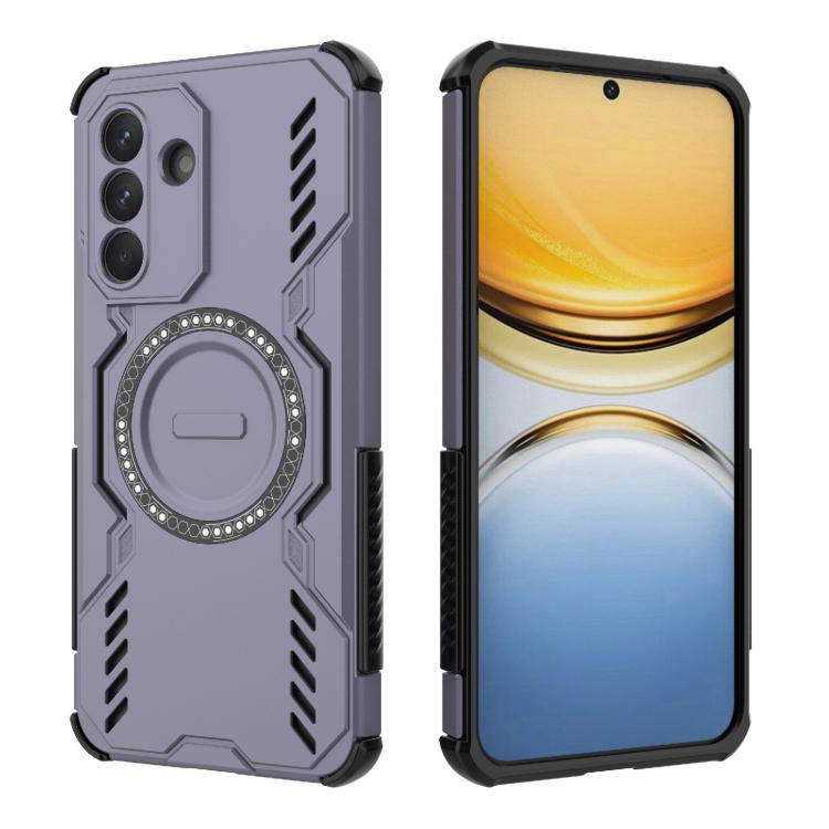 For Samsung Galaxy A37 5G Butterfly Armor MagSafe Magnetic Ring Shockproof Phone Case