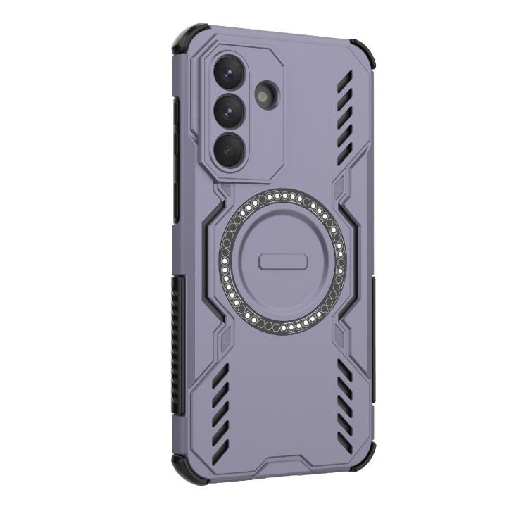 For Samsung Galaxy A37 5G Butterfly Armor MagSafe Magnetic Ring Shockproof Phone Case