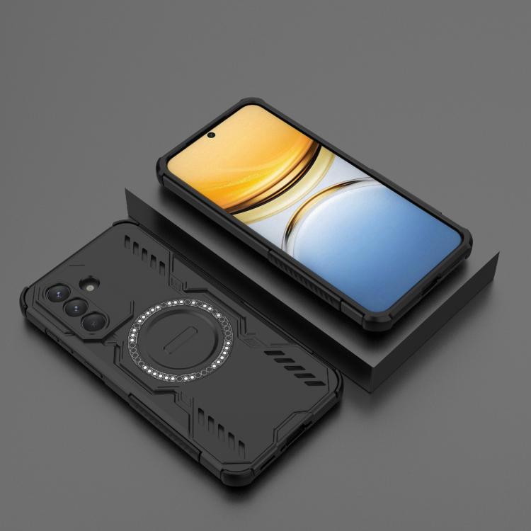 For Samsung Galaxy A37 5G Butterfly Armor MagSafe Magnetic Ring Shockproof Phone Case