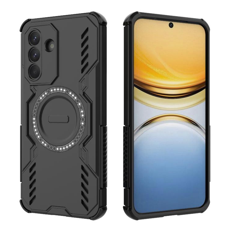 For Samsung Galaxy A37 5G Butterfly Armor MagSafe Magnetic Ring Shockproof Phone Case