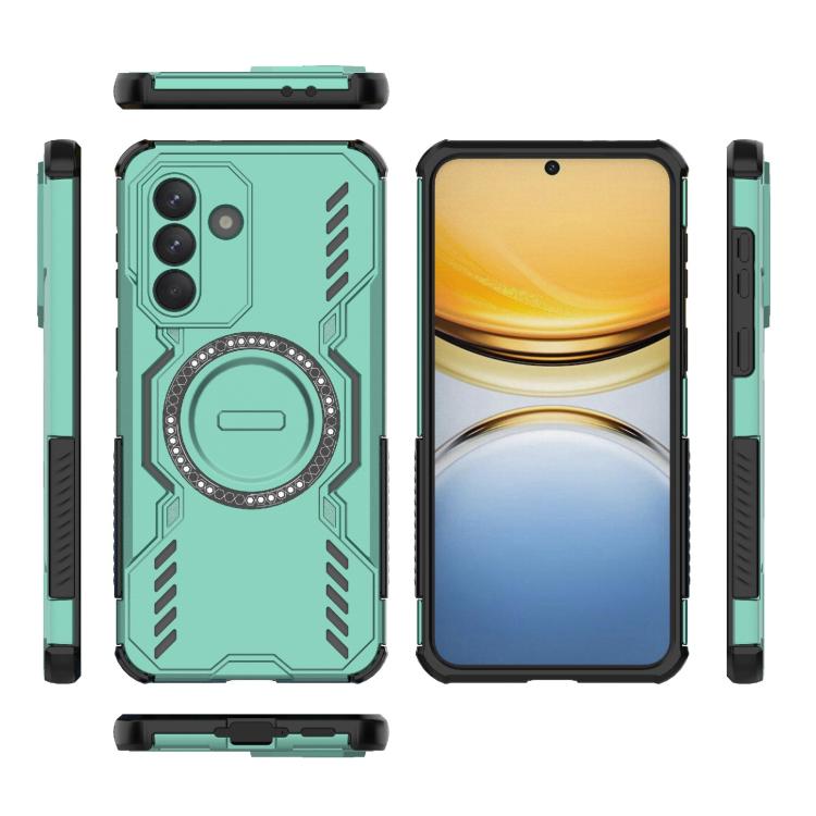 For Samsung Galaxy A37 5G Butterfly Armor MagSafe Magnetic Ring Shockproof Phone Case