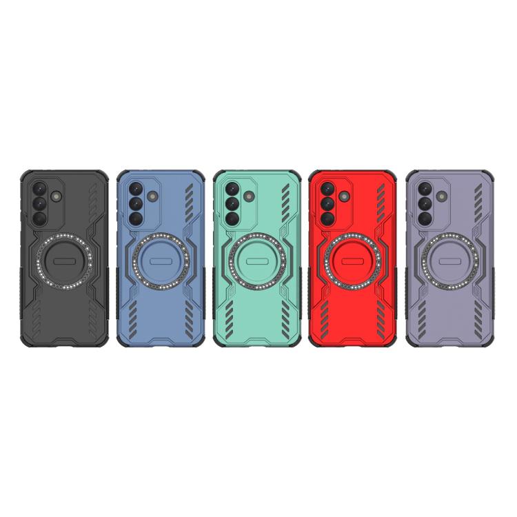 For Samsung Galaxy A37 5G Butterfly Armor MagSafe Magnetic Ring Shockproof Phone Case