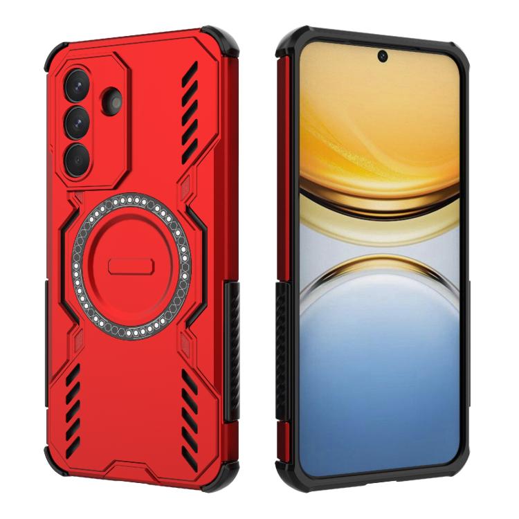 For Samsung Galaxy A37 5G Butterfly Armor MagSafe Magnetic Ring Shockproof Phone Case