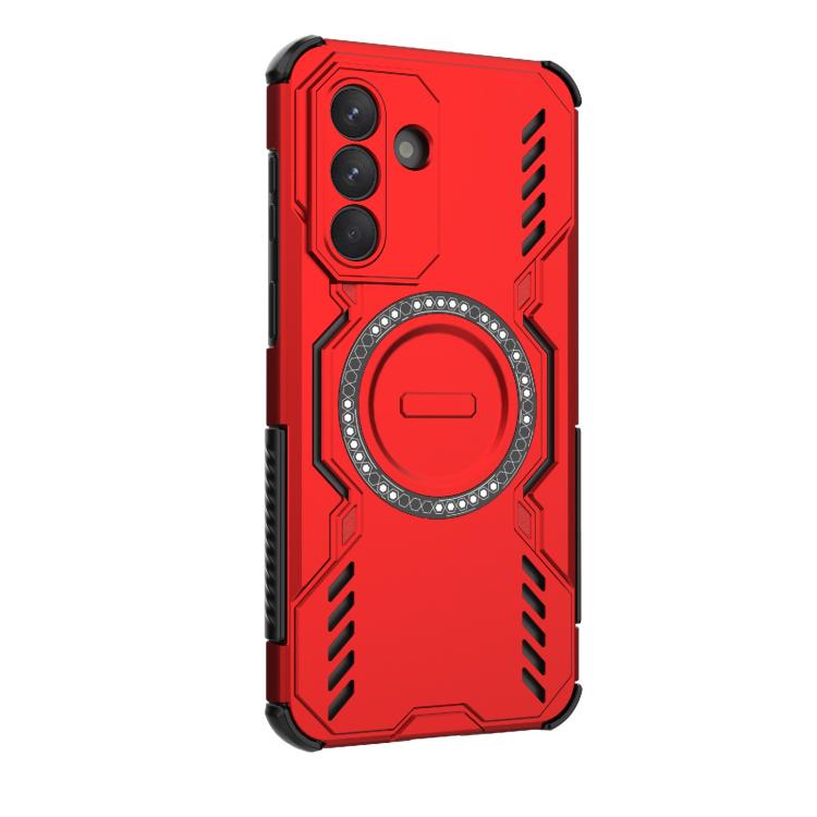 For Samsung Galaxy A37 5G Butterfly Armor MagSafe Magnetic Ring Shockproof Phone Case