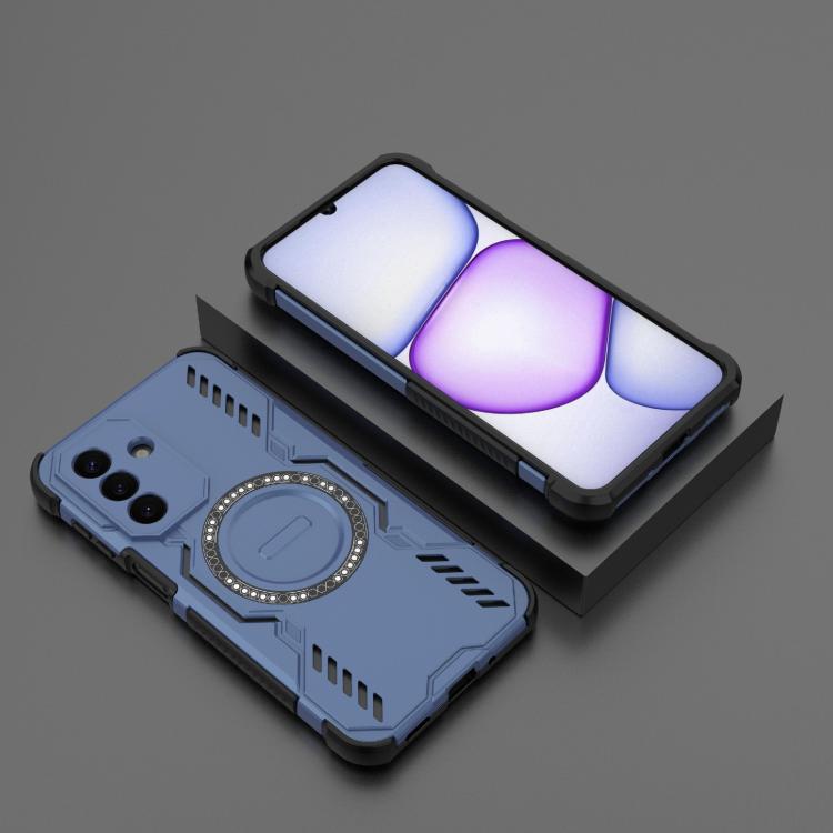 For Galaxy A27 5G Butterfly Armor MagSafe Magnetic Ring Shockproof Phone Case