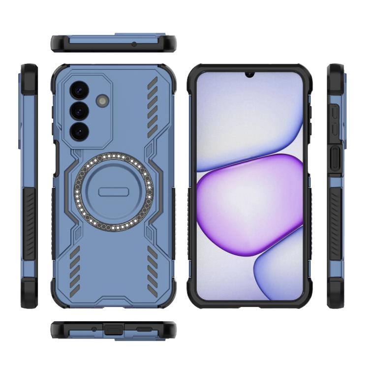 For Galaxy A27 5G Butterfly Armor MagSafe Magnetic Ring Shockproof Phone Case