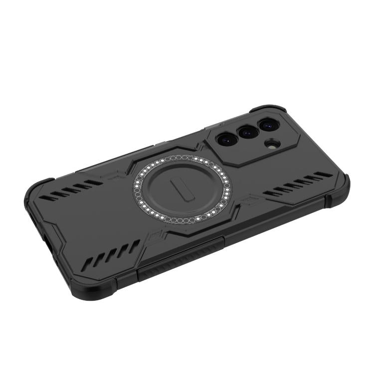For Galaxy A27 5G Butterfly Armor MagSafe Magnetic Ring Shockproof Phone Case