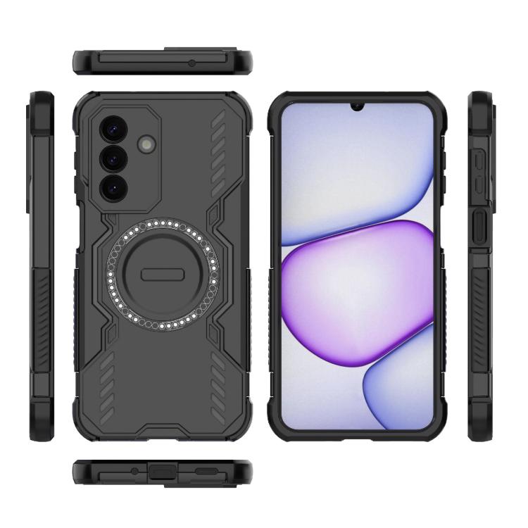 For Galaxy A27 5G Butterfly Armor MagSafe Magnetic Ring Shockproof Phone Case