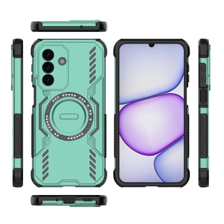 For Galaxy A27 5G Butterfly Armor MagSafe Magnetic Ring Shockproof Phone Case
