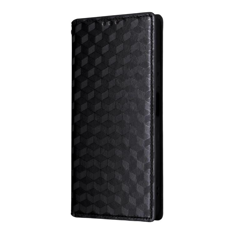 For Doogee Note 59 / Note 59 Pro Cubic Grid Texture Flip Leather Phone Case