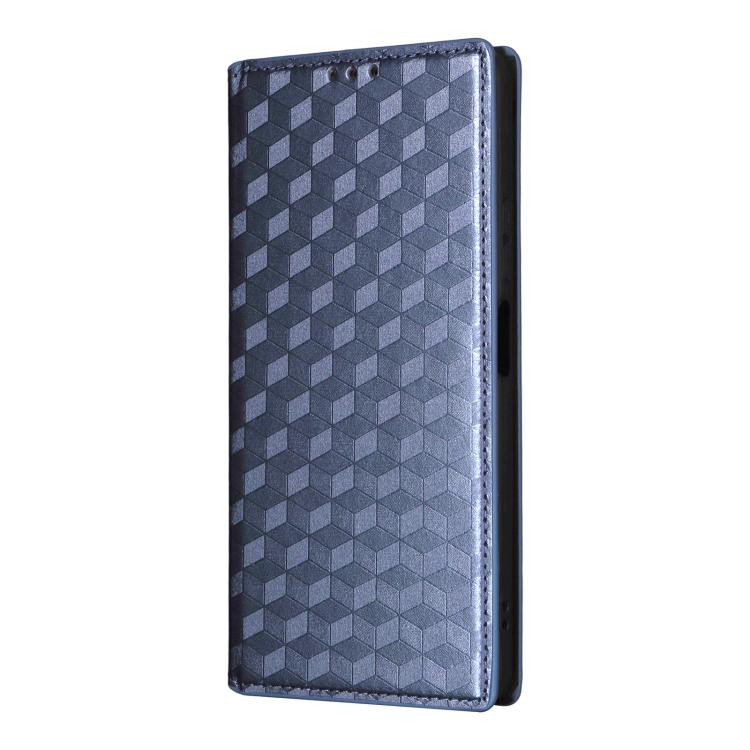 For Doogee Note 59 / Note 59 Pro Cubic Grid Texture Flip Leather Phone Case