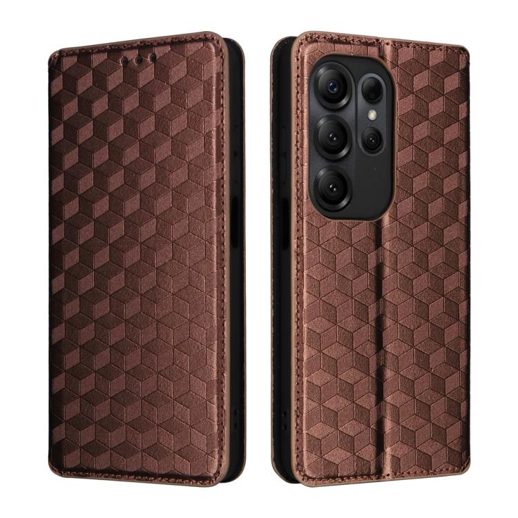 For Doogee Note 56X / Note 56X Pro Cubic Grid Texture Flip Leather Phone Case