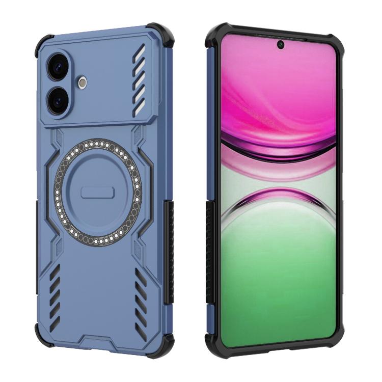 For Samsung Galaxy S26 Edge 5G Butterfly Armor MagSafe Magnetic Ring Shockproof Phone Case